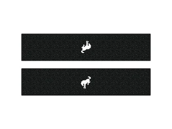 Bronco 2021-2024 Tufskinz Bucking Bronco Logo Door Sill Protector Kit for 3-Door