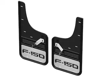 F-150 2021-2024 Gatorback Chrome Splash Guards Front Pair