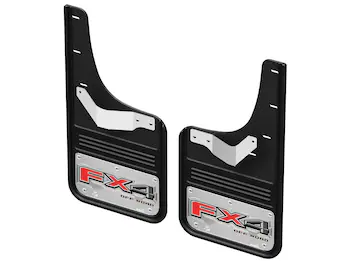 F-150 2021-2024 Gatorback FX4 Chrome Splash Guards Rear Pair