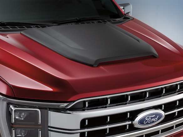 F-150 2021-2024 Air Design® Satin Black Hood Scoop Main Image