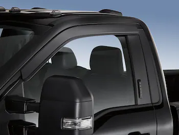 Regular Cab Low Profile Smoke Side Window Deflectors - 2 Piece Set