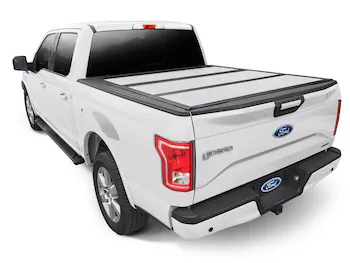 F-150 2021-2024 UnderCover Star White Tri-Coat Hard Folding Tonneau Cover for 5.5' Bed