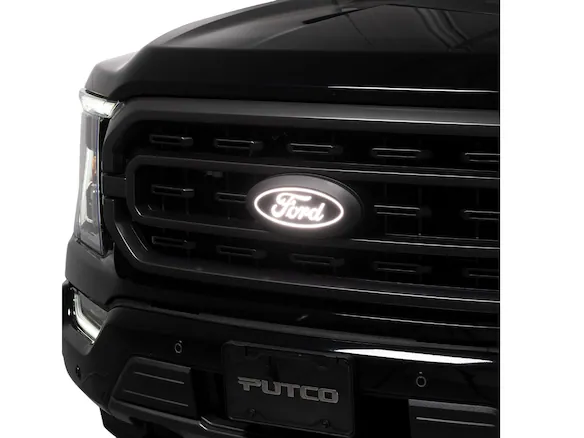 F-150 2023-2025 LIGHTED FORD OVAL FRONT HALOGEN & LED REFLECTOR FOR VEHICLES WITH FRONT CAMERA FOR XLT Main Image