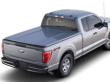 F-150 2021-2024 UnderCover Iconic Silver Hard One-Piece Tonneau Cover for 6.5' Bed