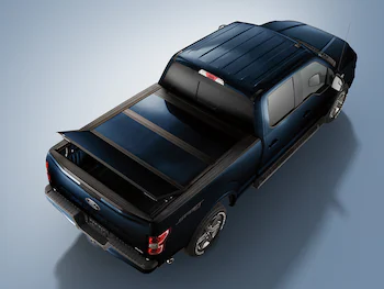 F-150 2021-2024 UnderCover Antimatter Blue Hard Folding Tonneau Cover for 6.5' Bed