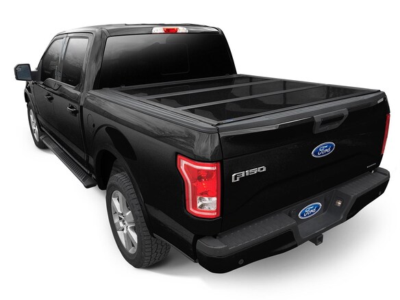 F-150 2021-2024 UnderCover Agate Black Hard Folding Tonneau Cover for 6.5' Bed Main Image