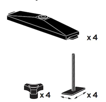 Thule Cargo Box Adaptor 16 and 17 CU Feet