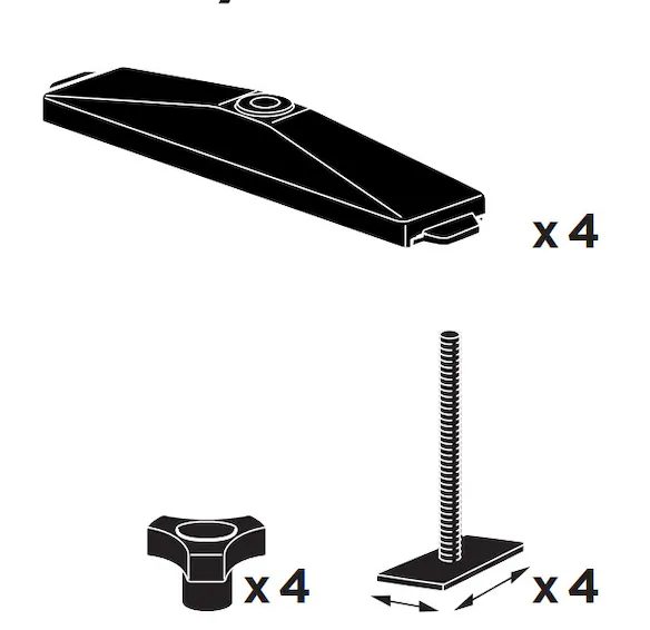 Thule Cargo Box Adaptor 16 and 17 CU Feet Main Image