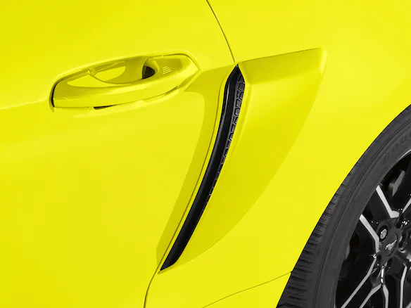 Mustang 2021 Air Design® Grabber Yellow Side Scoop Main Image