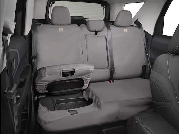 Bronco Sport 2022-2024 Seat Cover, Rear, 60/40 with Armrest and Under Seat Storage Main Image