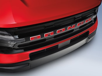 Bronco Sport 2021-2024 TufSkinz Race Red Grille Letters