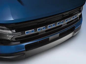 Bronco Sport 2021-2024 TufSkinz Artisan Blue Grille Letters