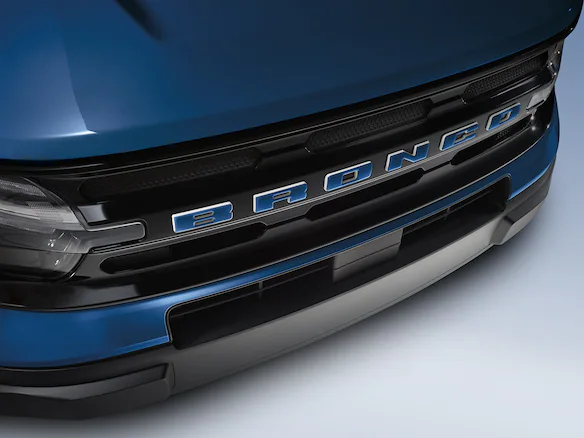 Bronco Sport 2021-2024 TufSkinz Artisan Blue Grille Letters Main Image