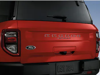 Bronco Sport 2021-2024 TufSkinz® Race Red Liftgate Lettering