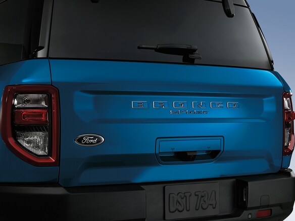 Bronco Sport 2021-2024 TufSkinz Velocity Blue Liftgate Lettering Main Image