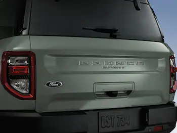 Bronco Sport 2021-2024 TufSkinz Cactus Gray Liftgate Lettering