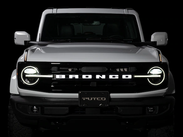 Bronco 2024, Illuminated Grille Letters for Vehicles w/o Camera Main Image