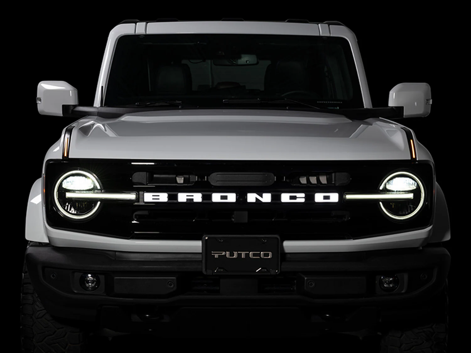 Bronco 2024, Illuminated Grille Letters for Vehicles w/Camera