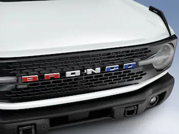 Bronco 2021-2024 TufSkinz® Red/White/Blue Grille Lettering