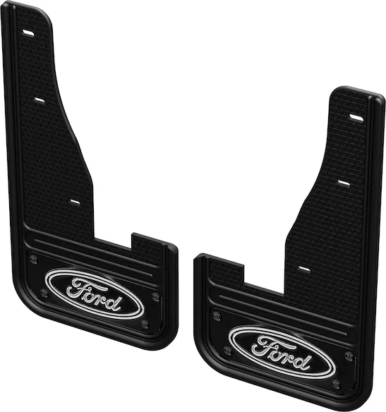 Explorer 2022-2025 Gatorback Black Oval Splash Guards Rear Pair Main Image