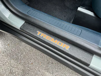 Maverick 2022-2024 Door Sill Kit Tremor logo on Black Texture