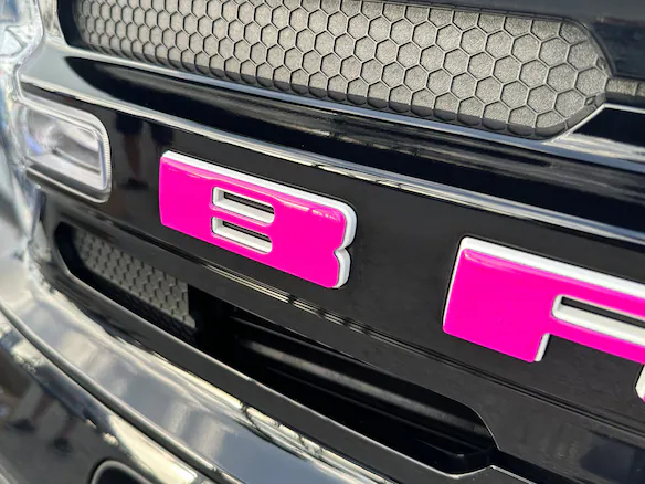 Bronco Sport 2021-2025 Pink Grille Lettering Main Image