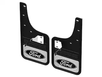 Super Duty 2023-2024 Gatorback Front Splash Guards w/Ford Oval Stainless