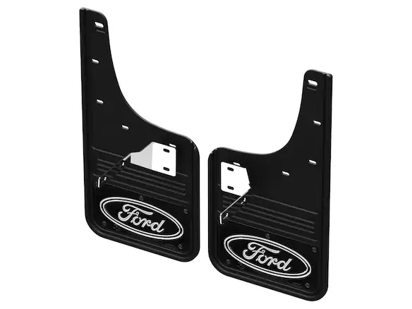 Super Duty 2023-2025 Gatorback Front Splash Guards w/Black Ford Oval Main Image