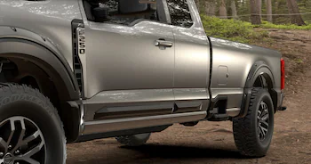 Super Duty Super Cab 2023-2025 Air Design® Door Molding, Satin Black