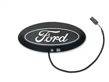 Super Duty 2023-2024 Front Lighted Ford Oval Halogen for Vehicles with Front Camera