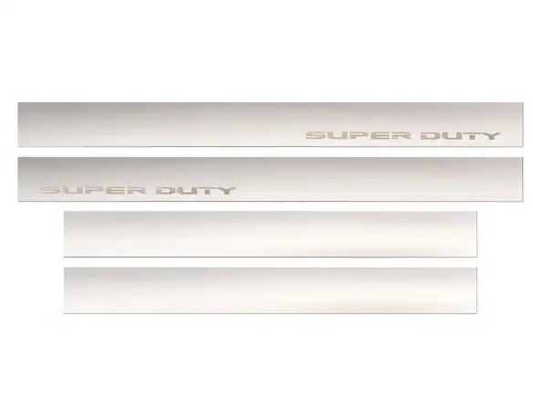 Super Duty 2023-2024 Putco® Stainless Steel Door Sill Plates 4pc Kit Main Image