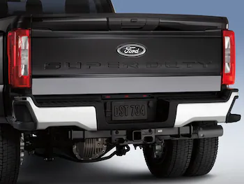 Super Duty 2023-2025 Putco Black Platinum Stainless Steel Tailgate Trim Kit