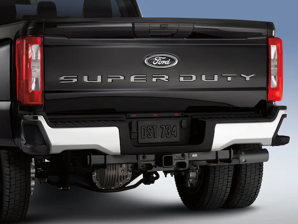 Super Duty 2023-2025 Putco® Black Platinum Stainless Steel Tailgate Lettering For Vehicles w/o Tailgate Applique Main Image