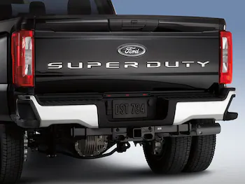 Super Duty 2023-2024 Putco® Polished Stainless Steel Tailgate Lettering For Vehicles w/o Tailgate Applique