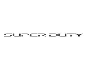 Super Duty 2023-2024 Carbon Fiber Look Tailgate Lettering