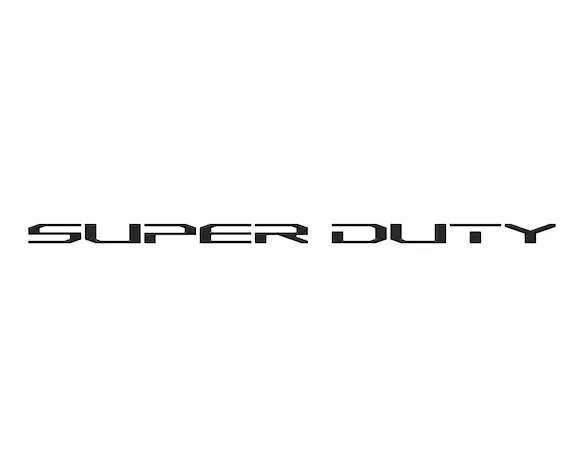 Super Duty 2023-2025 Matte Black Tailgate Lettering Main Image