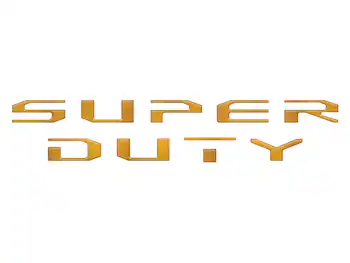 Super Duty 2023-2025 Dash Letters - Electric Spice