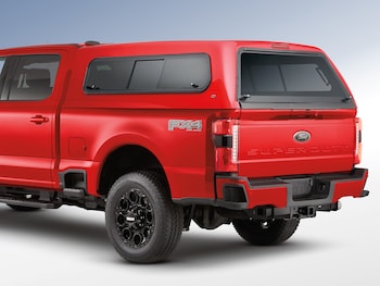 Super Duty® 2023-2025 Leer Group Race Red Cab High Bed Cap w/o Roof Rack for 8.0 Bed, Paint Code PQ- NON-RETURNABLE