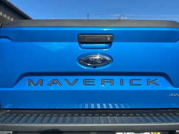 Maverick 2022-2025 TufSkinz Carbon Fiber Domed Tailgate Lettering Inserts