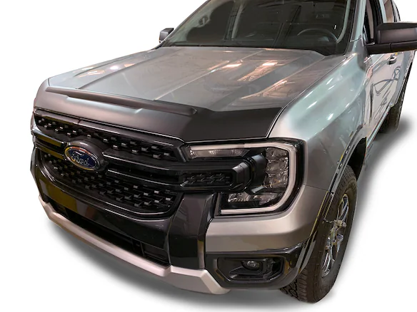 Ranger 2024-2025 Lund™ Black Textured Aeroskin II™ Hood Protector Deflector Main Image