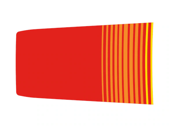 Ranger 2024-2025 Retro Red, Orange & Yellow Hood Graphics Main Image