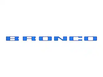 Bronco Sport 2025 Dash Letters