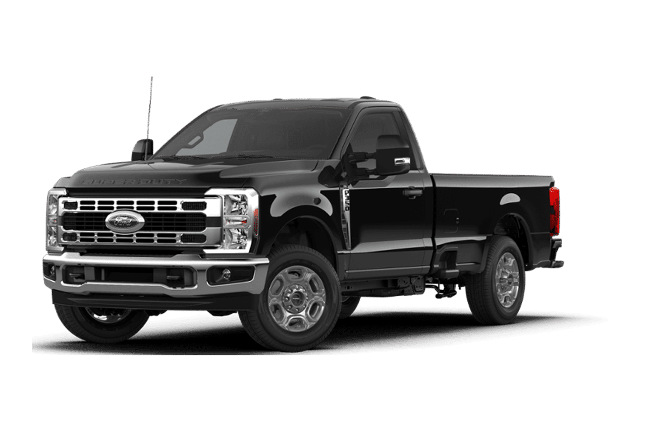 2026 Ford Super Duty® F-350® XLT in Agate Black on a white background