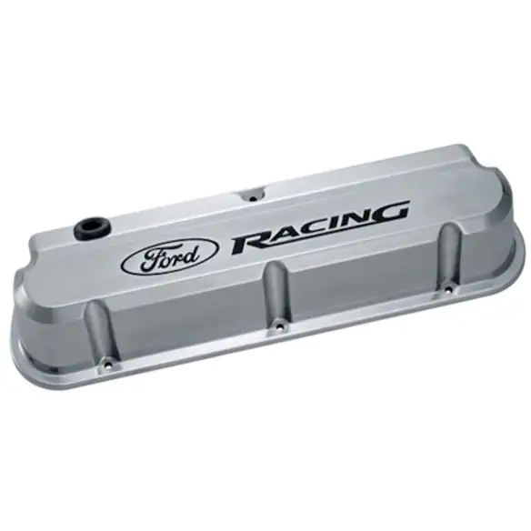 FORD RACING 289-351 SLANT EDGE VALVE COVER POLISHED Main Image