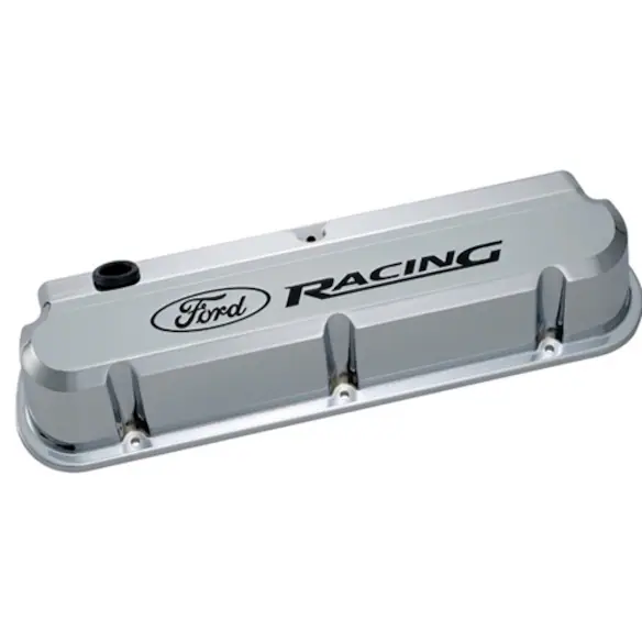 FORD RACING 289-351 SLANT EDGE VALVE COVER CHROME Main Image