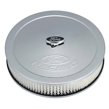 AIR CLEANER KIT: CHROME, FORD RACING EMBLEM