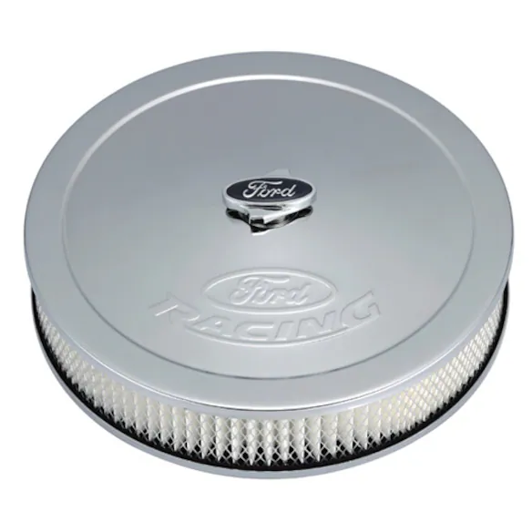 AIR CLEANER KIT: CHROME, FORD RACING EMBLEM Main Image