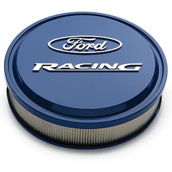 FORD RACING SLANT EDGE AIR CLEANER BLUE