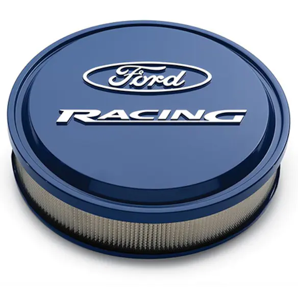 FORD RACING SLANT EDGE AIR CLEANER BLUE Main Image