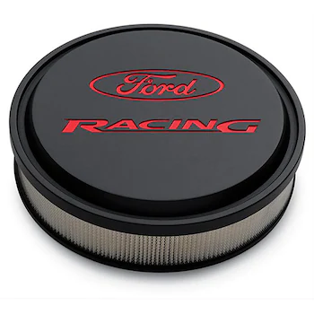 FORD RACING SLANT EDGE AIR CLEANER BLACK/RED